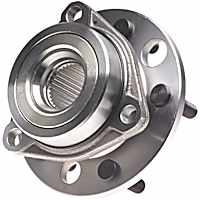 WH513059 Front, Driver or Passenger Side Wheel Hub, 5 Lugs, With Bearing,, Quality-Built Wheel Hub