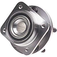 WH513075 Front, Driver or Passenger Side Wheel Hub, With Bearing,, Quality-Built OE Replacement