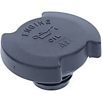 MO100 Oil Filler Cap - Black, Plastic, Direct Fit, Sold individually