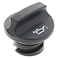 MO190 Oil Filler Cap - Black, Plastic, Direct Fit, Sold individually