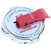 ST20 Radiator Cap - 20 psi, Steel, Plastic, Rubber, Sold individually