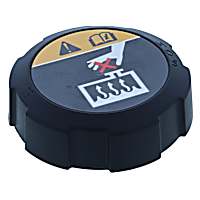 T109 Radiator Cap - 16 psi, Black, Plastic, Sold individually