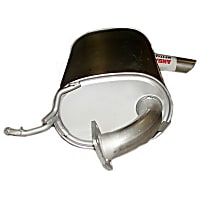 Rear Muffler, AWD, Natural, 4 Cyl 2.4L