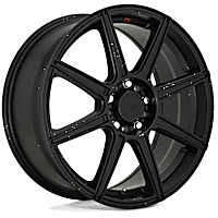 MR14277021740 Aluminum Black Wheel, 17 in. X 7 in., 5 x 4.5 in. Bolt Pattern