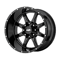 Aluminum Black Wheel, 17 in. x 8 in., 6 x 5.5 Bolt Pattern - 