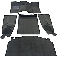 293B-401351 Carpet Kit, Black, Polyester Cut pile