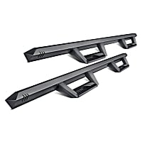 EXC07QC-TX Nerf Bars Textured Black, - Set of 2