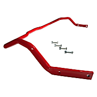 REV011.0072 Rear Sway Bar Kit, Steel, 26 mm, Non-adjustable, Powdercoated red