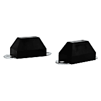 REV218.0000 Front and Rear Bump Stop - Black, Polyurethane, Direct Fit, Set of 2