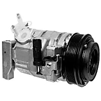 471-0825 A/C Compressor, With Clutch, 6-Groove Pulley