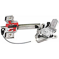 Rear, Driver Side Window Regulator, Power, Base Model