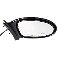 Passenger Side Mirror, Power, Manual Folding, Heated, Paintable, No Signal Light, No Memory, No Puddle Light, No Auto-Dimming, No Blind Spot Feature