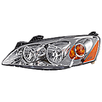 Driver Side Headlight, With bulb(s), Halogen, Clear Lens