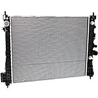 Radiator, 1.4L Engine, Aluminum Core, Plastic Tank