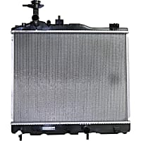Radiator, 1.2L Engine, Aluminum Core, Plastic Tank