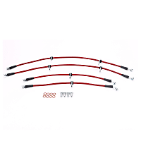 BH00017 Front and Rear Stainless-Steel Brake Hose Line Kit