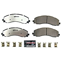 Z36-2223 Front 2-Wheel Set Carbon Fiber Ceramic Brake Pads, Z36 Extreme Truck And Tow