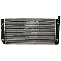Radiator, 8 Cyl., 5.0L/5.7L Engines, Aluminum Core, Plastic Tank, 34 in. Core Width, With Engine Oil Cooler, Measures 34-inches Between Tanks