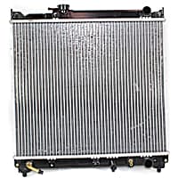 Radiator, 1.6L Engine, Aluminum Core, Plastic Tank