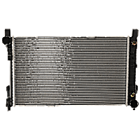 Radiator, 1.8L/2.5L/2.6L/3.0L/3.2L/3.5L/5.0L/5.5L Engines, Aluminum Core, Plastic Tank