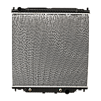 Radiator, 6.0L/6.8L Engines, 1.57 in. Core Size, Aluminum Core, Plastic Tank