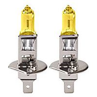 230100JY Driver and Passenger Side Pure Halogen Series Halogen H1 Headlight Bulb Single Beam, Set of 2
