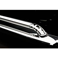69884 Bed Rails - Chrome, Stainless Steel, Direct Fit, Set of 2