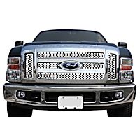 84197 Grille, Chrome, Billet Grill Overlay