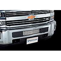 85195 Billet Grille - Polished, Stainless Steel, Punch Style, Bumper Insert, Direct Fit, Sold individually