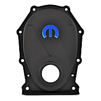 440-219 Timing Cover, Black and Blue, Steel