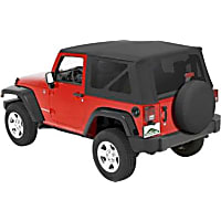 51202-35 Replay Series Black Soft Top - Without Frame (Requires Factory Frame)