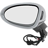 Driver Side Mirror, Power, Power Folding, Heated, Paintable, In-housing Signal Light, No Memory, With Puddle Light, No Auto-Dimming, With Blind Spot Light in Housing