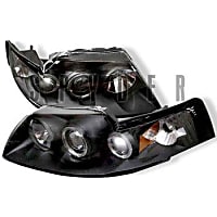 5010445 Driver and Passenger Side Headlight, With bulb(s)