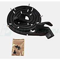 DWL 1510 65 Weatherstrip Seal - Front, Driver Side, Black, Door, Direct Fit, Sold Individually