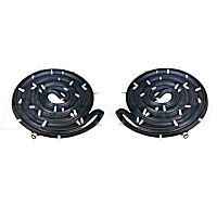 DWP 1310 61 Weatherstrip Seal - Front, Passenger Side, Black, Door, Direct Fit, Set of 2