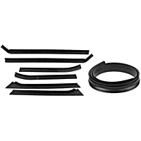 RWK 2610 63 Roof and Top Weatherstrip Seal - Roof top, Set of 7