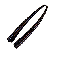 WSK F4108 Windshield Molding - Black, Direct Fit, Sold individually