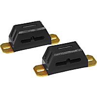 19-1306-BL Bump Stop - Black, Polyurethane, Universal, Set of 2