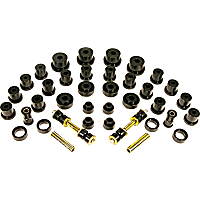 6-2004-BL Master Bushing Kit - Black, Polyurethane, Direct Fit, Kit