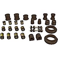 6-2026-BL Master Bushing Kit - Black, Polyurethane, Direct Fit, Kit