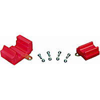 7-1609 Radius Arm Bushing - Red, Polyurethane, Direct Fit, Set of 2