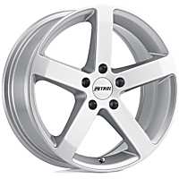 1565P3B385114S76 Aluminum Silver Wheel, 15 in. X 6.5 in., 5 x 4.5 in. Bolt Pattern