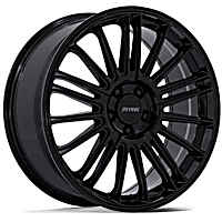 PE001BX18805235 Aluminum Black Wheel, 18 in. X 8 in., 5 x 4.5 in. Bolt Pattern