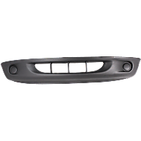 Front, Lower Bumper Cover, Textured, 2-Piece Type, Without Fog Light Holes, CAPA CERTIFIED