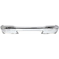 Front Bumper, Chrome, With Molding Holes, Without Mounting Brackets