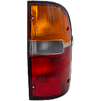11-3069-00Q Passenger Side Tail Light, With bulb(s), Halogen, Amber, Clear and Red Lens, CAPA CERTIFIED