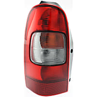 11-5132-00Q Driver Side Tail Light, With bulb(s), Halogen, Amber, Clear and Red Lens, CAPA CERTIFIED