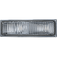 Front, Driver Side Turn Signal Light, without Bulb, Composite Headlights
