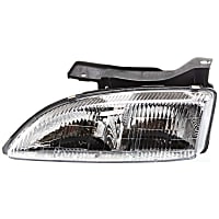 20-3019-00 Driver Side Headlight, With bulb(s), Halogen, Clear Lens