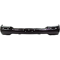 Front Bumper, Painted Black, Without Mounting Brackets, Without Air Holes